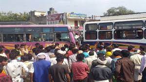 Bus Accident: झाबुआ में दो बसों की टक्कर,1 की मौत