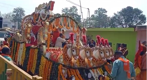 Anuppur: तीन दिवसीय नर्मदा महोत्सव की हुई शुरुआत, उद्गम स्थल से निकाली गई माँ नर्मदा की शोभा यात्रा