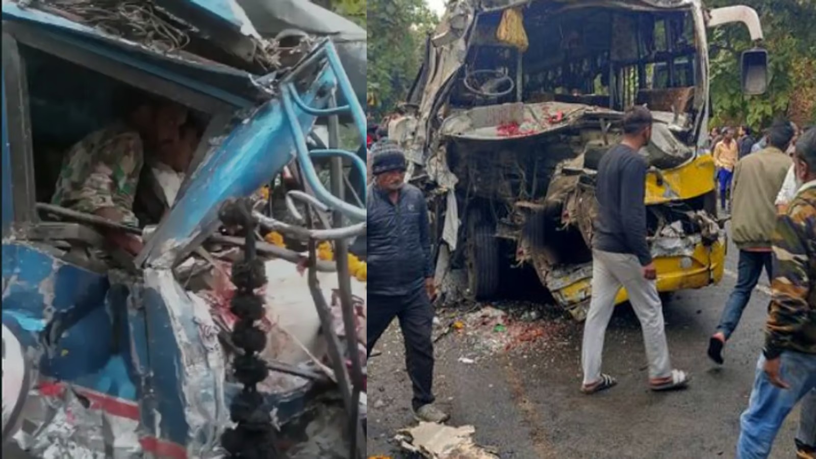 Indore Accident: इंदौर में भीषण हादसा, अहमदाबाद जाने वाली 2 बसों की हुई टक्कर, कई लोगों की मौत