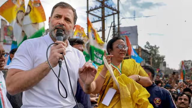 Rahul Gandhi In MP: राहुल गांधी ने PM पर कसा तंज, बोले- मोदी चाहते हैं आप जय श्रीराम..